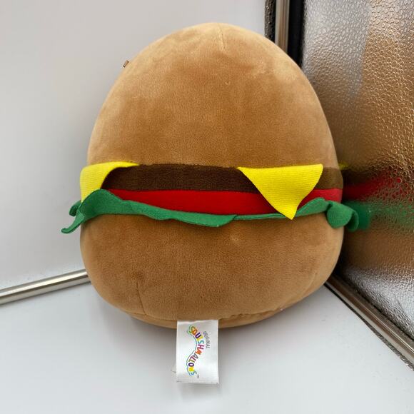 Squishmallows Carl the Cheeseburger Plush Toy 9" - Picture 3 of 3